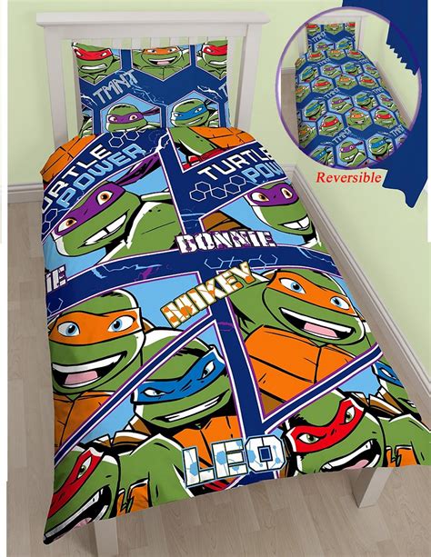 Teenage Mutant Ninja Turtles Dimension Rotary Single Bed Duvet Quilt