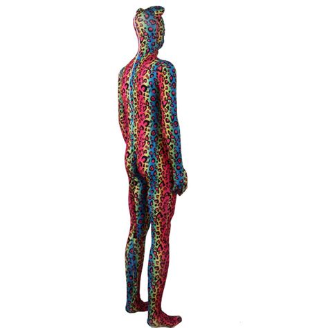 Leopard Costume Rainbow Pattern Bodysuit Super X Studio