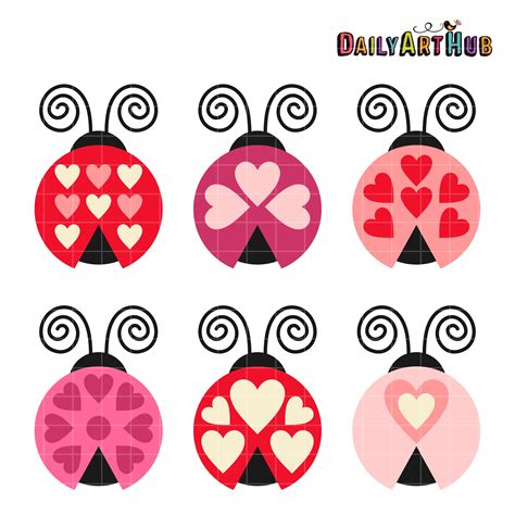 Love Bugs Clip Art Set Daily Art Hub Free Clip Art Everyday