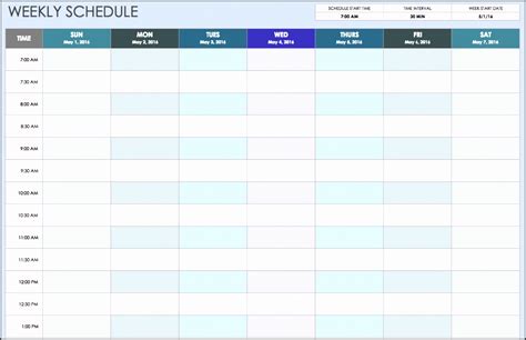 6 Daily Work Schedule Template Printable Sampletemplatess