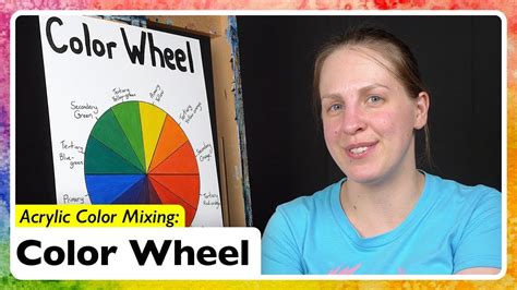 Acrylic Color Mixing Conventional Color Wheel Youtube