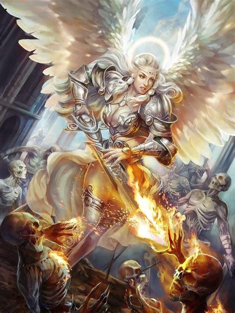 Gargola Y Guerrero Legend Of The Cryptids Más Fantasy Art Angels