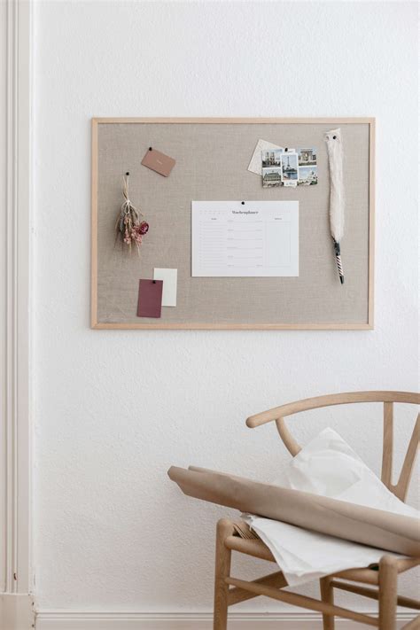 Diy Pinnwand Mit Leinen Diy Pinnwand Diy Deko Jugendzimmer Pinnwand