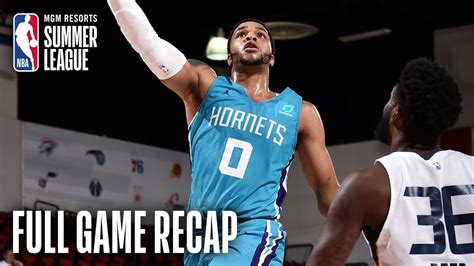 Unfortunately, the nba does not require that starting lineups be submitted before tipoff, which is why we are sometimes limited to waiting until a game tips off to accurately pass on who is starting for. HORNETS vs JAZZ | Miles Bridges Takes Flight In Big Win ...