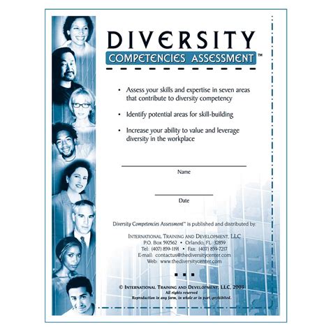 Diversity Competencies Assessment | Instrument • Diversity ...