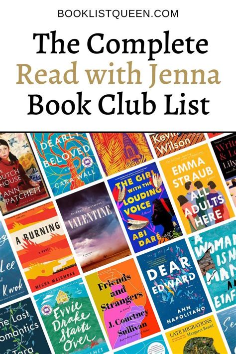 complete read with jenna book club book list book club list book club books books