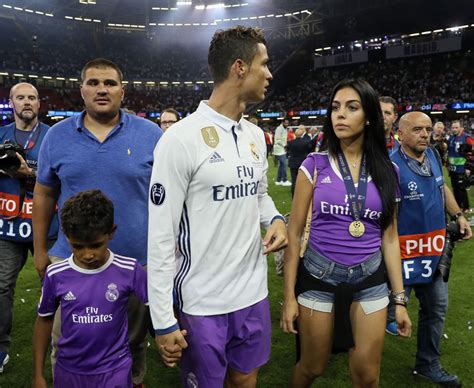 Cristiano Ronaldo Girlfriend Georgina Rodriguez Celebrates With Real