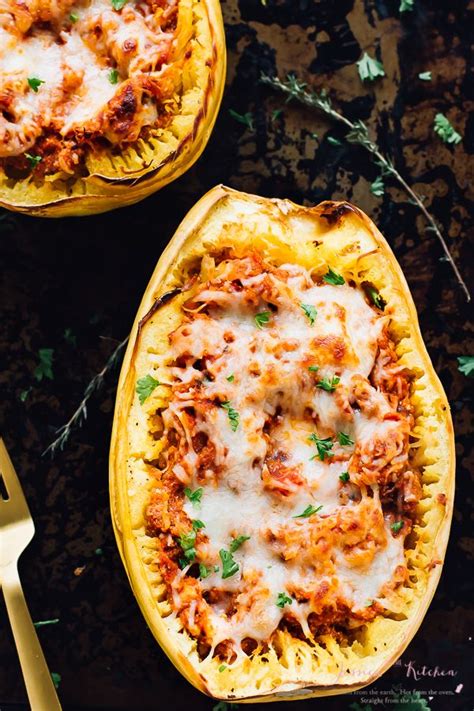 Spaghetti Squash Lasagna Boats Are An Easy Low Carb And Absolutely