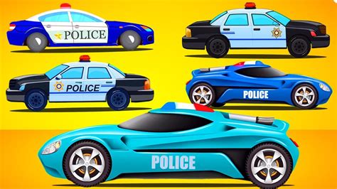 Police Car Formation And Uses Cartoons For Babies By Kids Channel