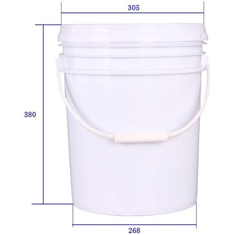 Customized Food Grade 5 Gallon Plastic Buckets With Handle And Lid