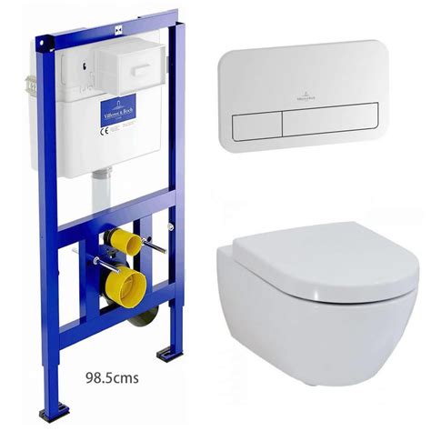 Villeroy And Boch Subway 20 Rimless Wall Hung Toilet And Viconnect Frame