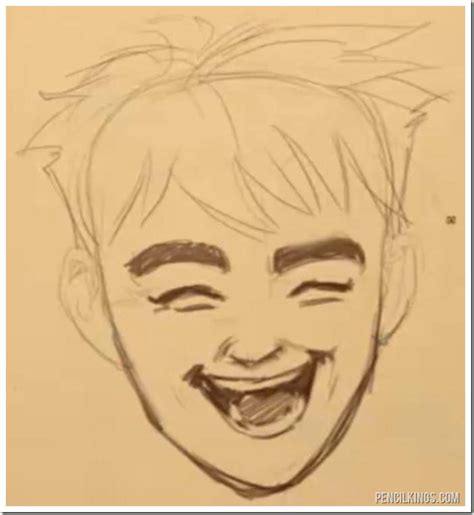 Its No Joke How To Draw A Laughing Face Easily