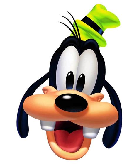 Goofy Official Disney 2d Card Face Mask Goofy Disney Goofy Face