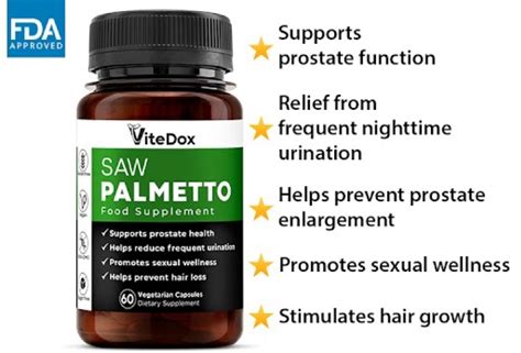 Vitedox Saw Palmetto Food Supplement