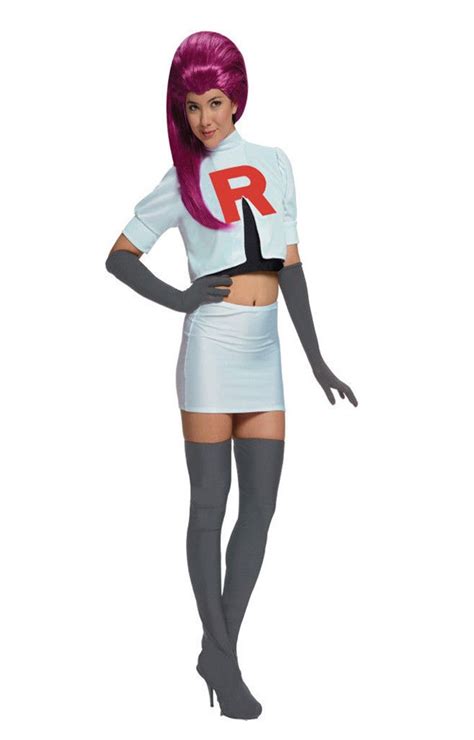 Pokemon Jessie Team Rocket Dress Costume Adult