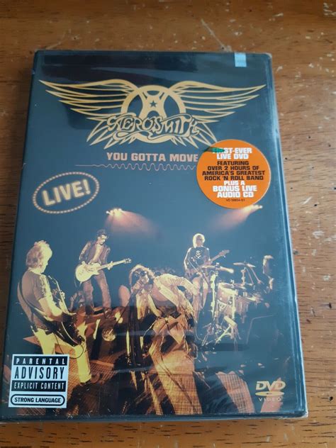Aerosmith You Gotta Move Dvd 2004 Includes Audio Cd Sealed New