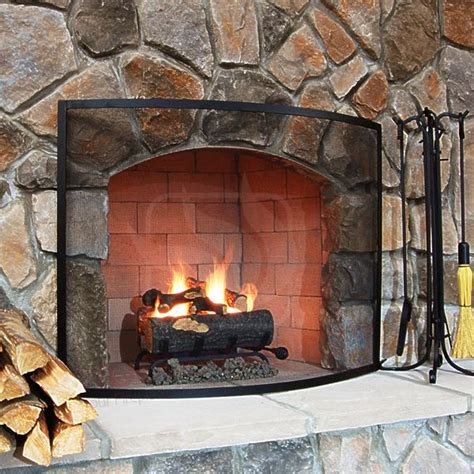 Bowed Fireplace Screen Fireplace Guide By Linda