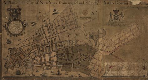 Map Available Online 1700 To 1799 New York City New