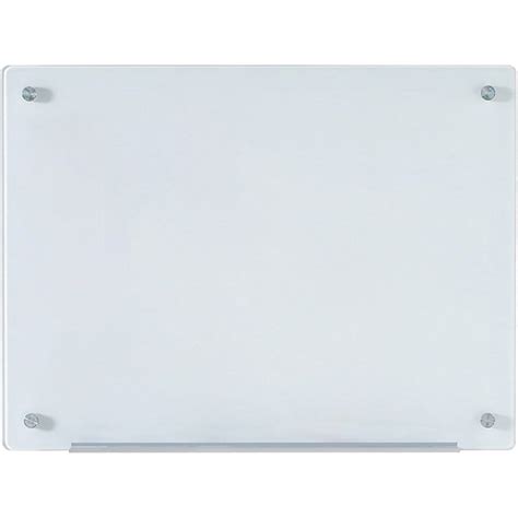 Magnetic Glass Dry Erase Board Set 17 3 4 X 23 5 8 Includes Board 2 Magnets And Aluminum