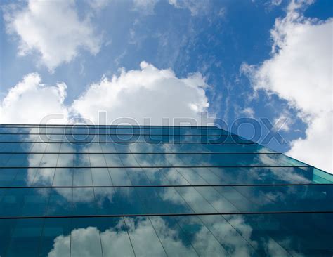 Skyscraper Against Sky And Building Stock Image Colourbox