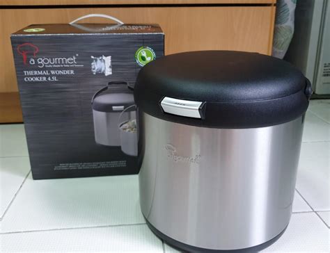 La box du mois : La Gourmet Thermal Wonder Cooker 4.5L, Home Appliances ...
