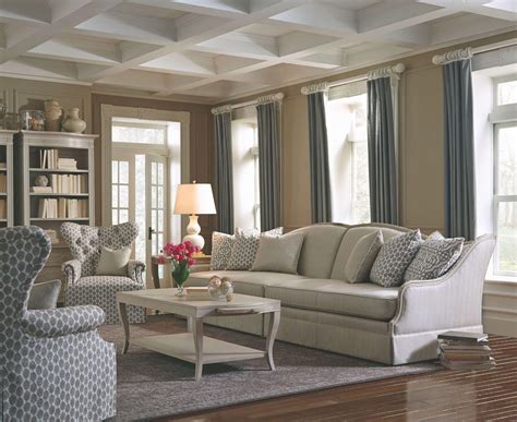 Traditional Gray Fabric Living Room Set 2 Pcs Ava Art