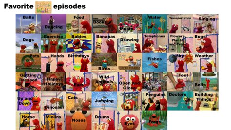 My Favorite Elmos World Episodes By Thomascarr0806 On Deviantart