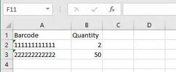 Printing a Quantity of Barcode Labels in Excel Using Code 128 Fonts