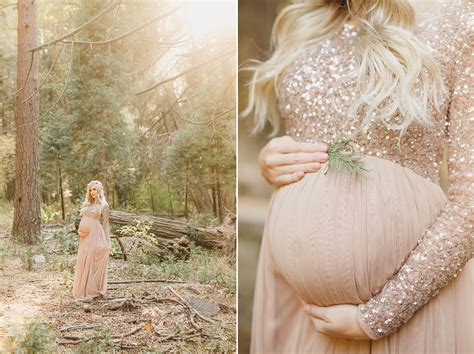 Winter Maternity Photos In Lake Arrowhead California Kristen Booth