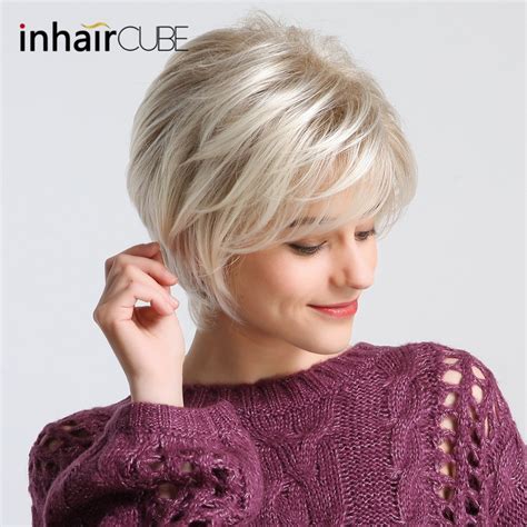 Inhair Cube 10 Fluffy Layerd Short Straight Hair Wig With Natural