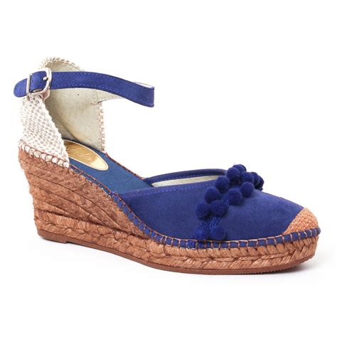 Economisez avec notre option de livraison gratuite. Aedo 2108 Marine | espadrille compensées bleu marine ...