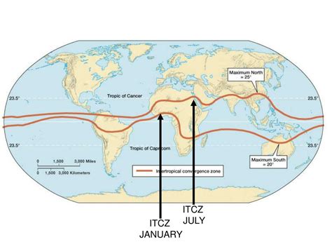 Ppt Inter Tropical Convergence Zone Itcz Powerpoint Presentation