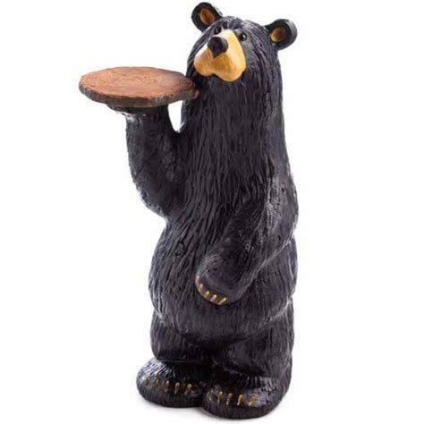 Waiter Bear Grand — Bear Country Gallery Bear Carving Black Bear