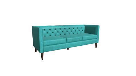 Grant Sofa Green 101207 Buy Royalty Free 3d Model By Zuo Modern