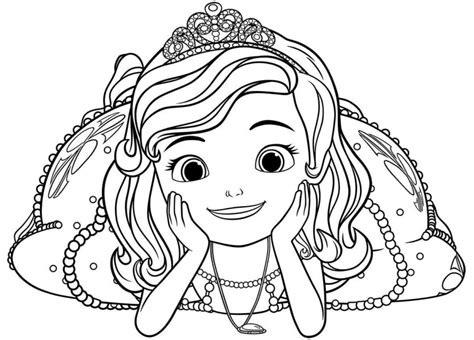 Sofia The First Minimus Coloring Pages