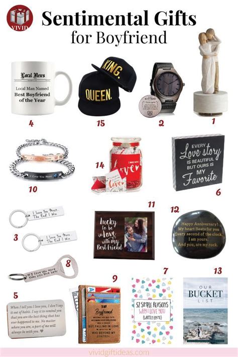 Sentimental gifts for my husband. 15 Sentimental Gifts For Your Boyfriend - Make His Heart ...