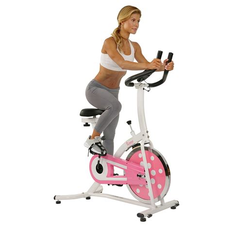 Sunny Health And Fitness P8100 Pink Chain Drive Indoor Cycling Trainer