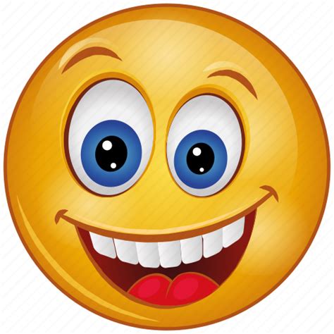 Cartoon Character Emoji Emotion Face Happy Smile Icon Download