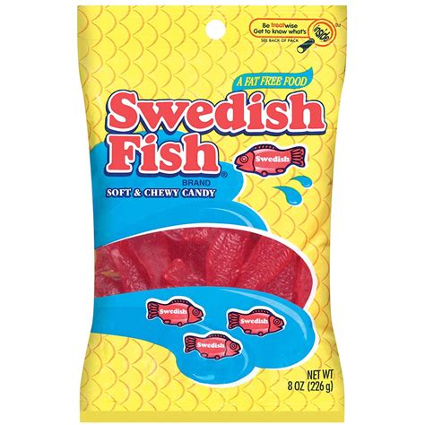 Swedish Fish Soft And Chewy Candy 8 Oz Mediafeed