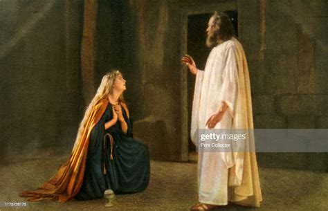 Jesus Appears To Mary Magdalene 1922 Mary Magdalene Kneels Before