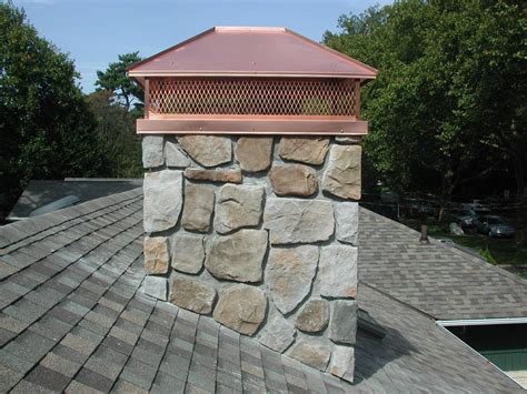 Firstly you may want to prevent hot particles burnt from the fire from escaping out of the chimney, and complete the installation of the chimney cap making sure any preparatory work that doesn't strictly require you to be up the ladder is done at ground level. Volko is your copper source...copper chimney caps...custom ...