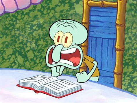 20 Times Squidward Embodied The End Of The Semester Funny Spongebob