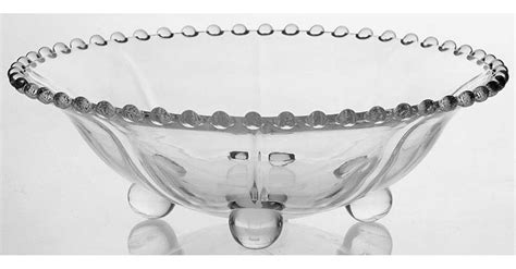 Candlewick Clear Stem 3400 Four Toed Bowl By Imperial Glass Ohio