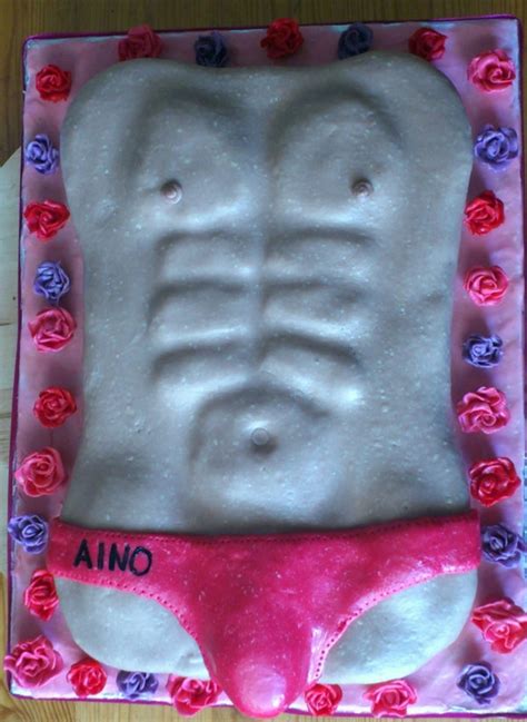 male body cake