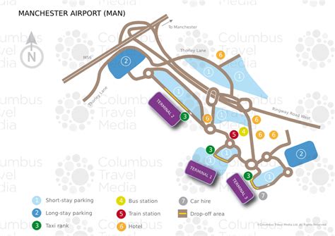 Manchester Airport Terminal Map