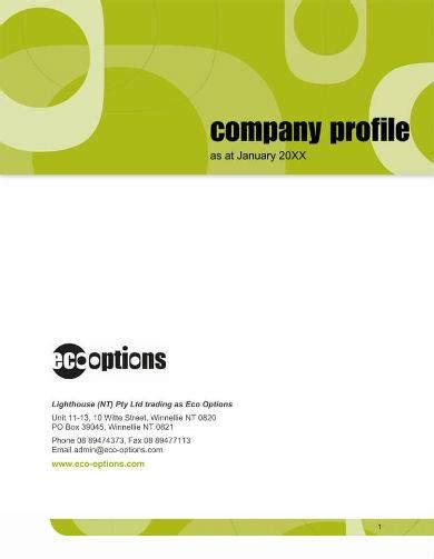 More than 800,000 products make your work easier. 6+Free Company Profile Samples for Small Businesses - Doc ...