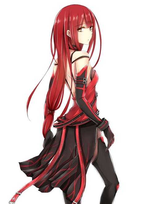 anime red hair girl много эстетичных изображений