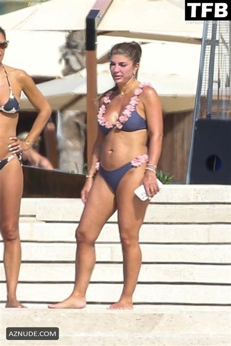 Teresa Giudice Sexy Seen Flaunting Her Hot Tits And Ass In A Bikini In Cabo Aznude