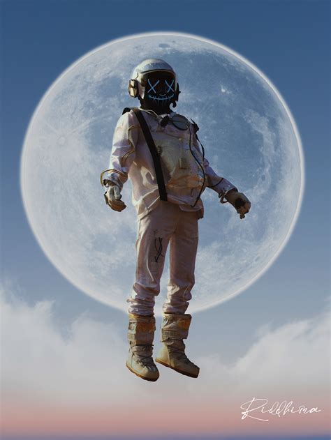 Photoshop Manipulation Astronaut Moon On Behance