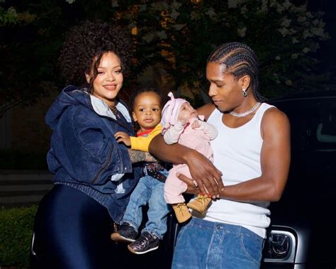Rihanna Aap Rocky Reveal First Look Of Their Son Riot